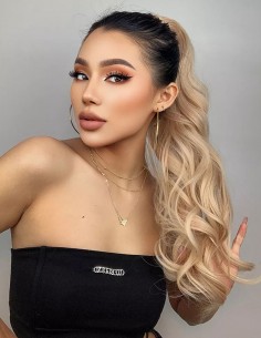 Coada New Style Long Blond Sampanie 2