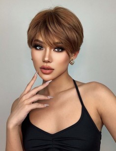 Peruca Naturala FLORA Saten...