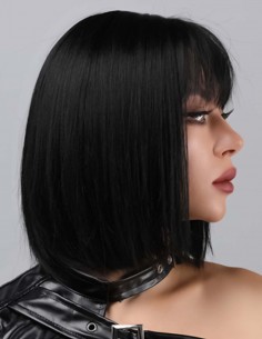 Peruca Naturala MAGDA Negru 2