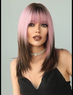 Peruca AMITA Ombre Pink