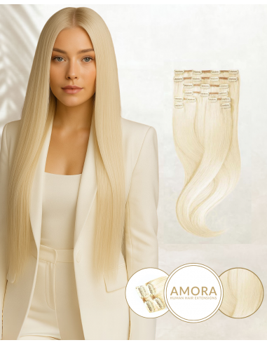 Extensii Clip On MegaVolum Blond Rece...