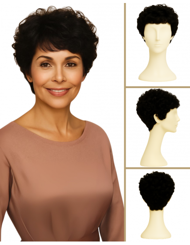 Peruca Par Natural Elena Negru Intens 1