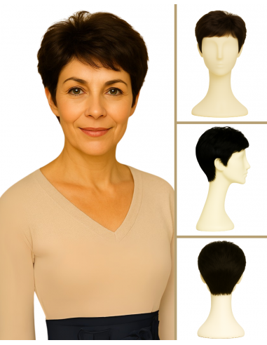 Peruca Par Natural Rita Saten Inchis 2
