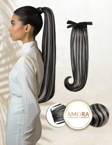 Balayage Silver Black - Extensii...