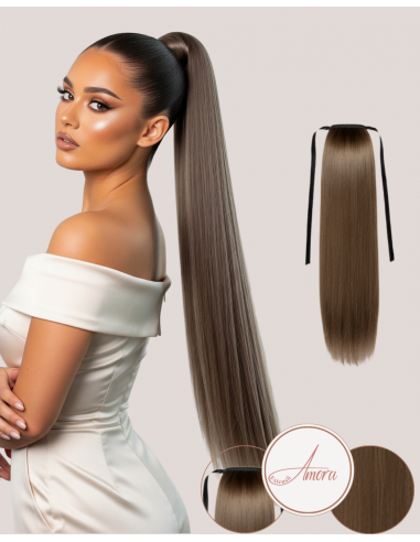 Extensii Coadă Păr Rusesc Mocha Ash 18-5