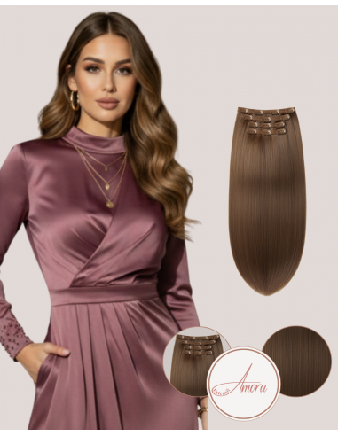 Extensii Clip On Păr Rusesc Deep Mocha 5