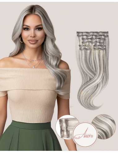 Extensii Clip On   Amora Icy Blonde...