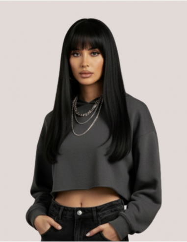 Peruca Naturală OBSIDIAN Negru Intens