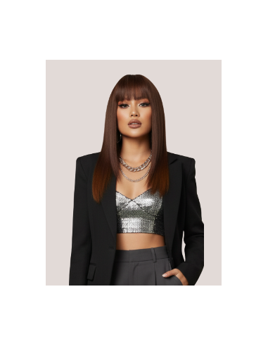 Peruca Naturală NOIR Negru Intens