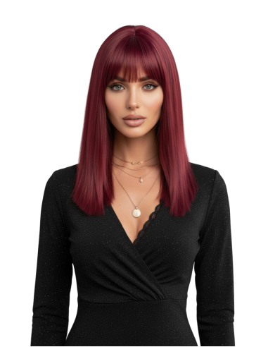 Peruca Naturala NURAY Visiniu