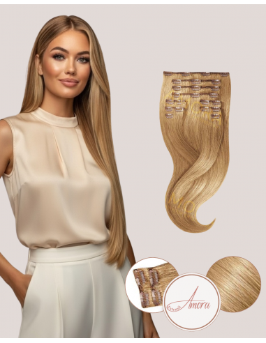 Extensii Clip On   Lux Blond Nisipiu 18
