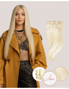 Extensii Clip On Lux Blond...