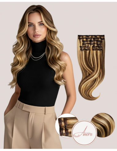 Extensii Clip On   Lux Balayage Honey...