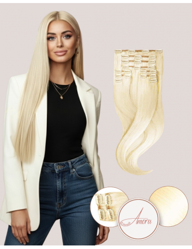 Extensii Clip On Mega Volum Blond...