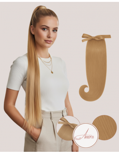 Extensii Coadă  Amora Blond Bej  16