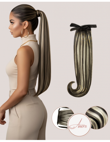 Extensii Coadă   Lux Golden Black 1-60 Extensii Coadă   Lux Golden Black 1-60