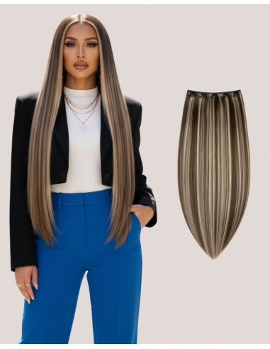 Extensii Tresă   Lux Cinder Brown 2-pla