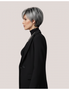 Peruca Naturala ROZALIA Silver 2