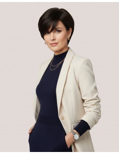 Peruca Naturala SZARI Negru...