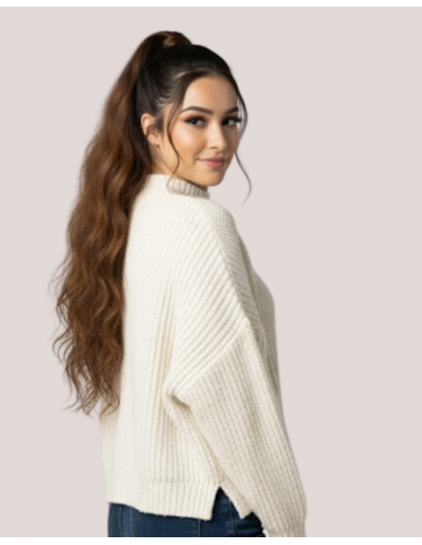 Coada New Style saten ciocolatiu