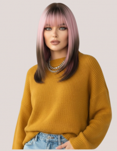 Peruca AMITA Ombre Pink