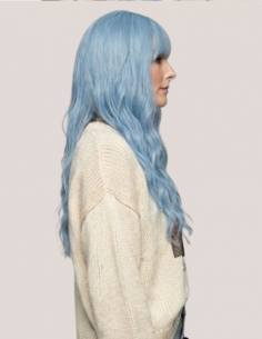 Peruca HUBA Albastru 2