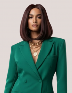 Peruca  LETHIA Saten Inchis...