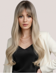 Peruca POSY Blond Platinat...