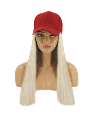Sapca cu Tresa Atasata Blond Rece Perlat 60