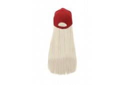 Sapca cu Tresa Atasata Blond Rece Perlat 60