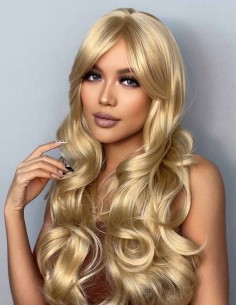Peruca Naturala MAGGIE Suvitat Blond Auriu/Blond Platinat